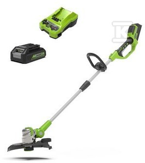 Podkaszarka Premium Greenworks G24Lt30Mk2 Zestaw Ładowarka + Aku 2 Ah 24V GR2100007UA - obrazek 1