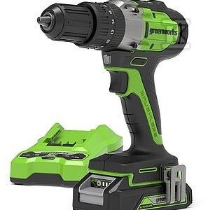 Wiertarko-wkrętarka Greenworks Gd24Dd35K2 Zestaw Ładowarka + Aku 2 Ah + Walizka 24V GR3704007UA Wiertarko-wkrętarka Greenworks Gd24Dd35K2 Zestaw Ładowarka + Aku 2 Ah + Walizka 24V GR3704007UA