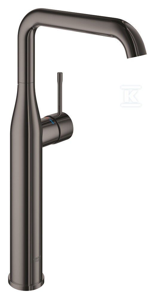 Bateria umywalkowa Grohe Essence jednouchwytowa, rozmiar XL, hard graphite, ogranicznik przepływu 5,7 l/min., głowica Ceramiczna 28 mm, bez zestawu odpływowego 32901A01 - obrazek 1