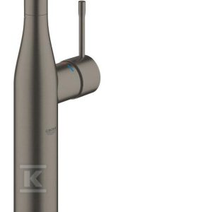 Bateria umywalkowa Grohe Essence jednouchwytowa, rozmiar XL, brushed hard graphite, ogranicznik przepływu 5,7 l/min., głowica Ceramiczna 28 mm, bez zestawu odpływowego 32901AL1 Bateria umywalkowa Grohe Essence jednouchwytowa, rozmiar XL, brushed hard graphite, ogranicznik przepływu 5,7 l/min., głowica Ceramiczna 28 mm, bez zestawu odpływowego 32901AL1