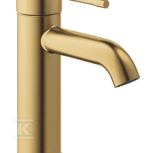 Bateria umywalkowa Grohe Essence jednouchwytowa, rozmiar S, brushed cool sunrise, ogranicznik przepływu 5,7 l/min., głowica Ceramiczna 28 mm, bez zestawu odpływowego 23590GN1 Bateria umywalkowa Grohe Essence jednouchwytowa, rozmiar S, brushed cool sunrise, ogranicznik przepływu 5,7 l/min., głowica Ceramiczna 28 mm, bez zestawu odpływowego 23590GN1