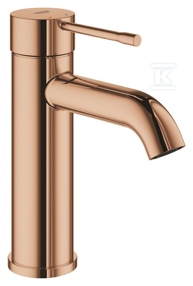 Bateria umywalkowa Grohe Essence jednouchwytowa, rozmiar S, warm sunset, ogranicznik przepływu 5,7 l/min., głowica Ceramiczna 28 mm, bez zestawu odpływowego 23590DA1 - obrazek 1