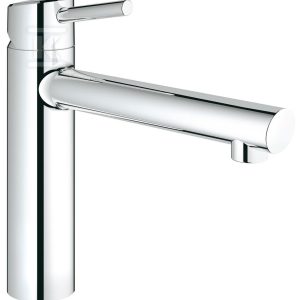 Bateria zlewozmywakowa Concetto jednouchwytowa, chrom, kąt obrotu wylewki 140°, głowica Ceramiczna 35 mm, do montażu podokiennego 31210001 Bateria zlewozmywakowa Concetto jednouchwytowa, chrom, kąt obrotu wylewki 140°, głowica Ceramiczna 35 mm, do montażu podokiennego 31210001