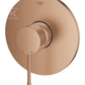 Bateria Essence jednouchwytowa do obsługi jednego wyjścia wody, brushed warm sunset, montaż ścienny podtynkowy, głowica Ceramiczna 46 mm, metalowa rozeta, metalowa dźwignia 24057DL1 Bateria Essence jednouchwytowa do obsługi jednego wyjścia wody, brushed warm sunset, montaż ścienny podtynkowy, głowica Ceramiczna 46 mm, metalowa rozeta, metalowa dźwignia 24057DL1