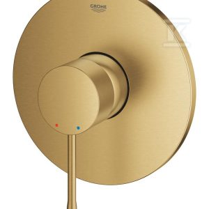 Bateria Essence jednouchwytowa do obsługi jednego wyjścia wody, brushed cool sunrise, montaż ścienny podtynkowy, głowica Ceramiczna 46 mm, metalowa rozeta, metalowa dźwignia 24057GN1 Bateria Essence jednouchwytowa do obsługi jednego wyjścia wody, brushed cool sunrise, montaż ścienny podtynkowy, głowica Ceramiczna 46 mm, metalowa rozeta, metalowa dźwignia 24057GN1