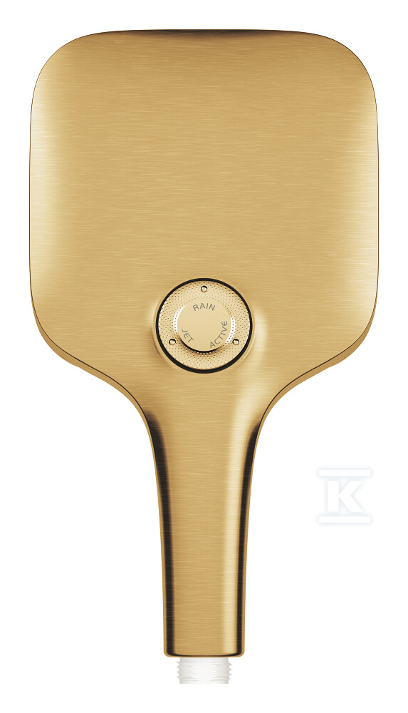 Słuchawka prysznicowa Rainshower SmartActive 130 Cube 3 strumienie, brushed cool sunrise 26582GN0 - obrazek 1