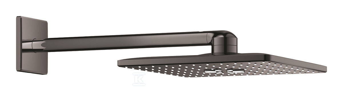 Deszczownica Rainshower SmartActive 310 Cube z ramieniem 430 mm, 2 strumienie, hard graphite 26479A00 - obrazek 1