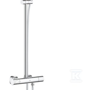 Zestaw prysznicowy Rainshower SmartActive 310 3 strumieniowy z termostatem do montażu ściennego, chrom 27968001