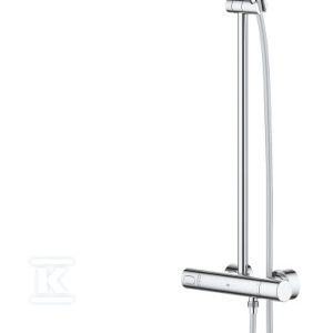 Zestaw prysznicowy Rainshower SmartActive 310 3 strumieniowy słuchawka okrągła z termostatem do montażu ściennego, chrom 27966001