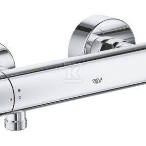 Bateria prysznicowa termostatyczna, Grohtherm 800 Cosmopolitan, chrom, SafeStop, Eco, z przyłączami S 34765000