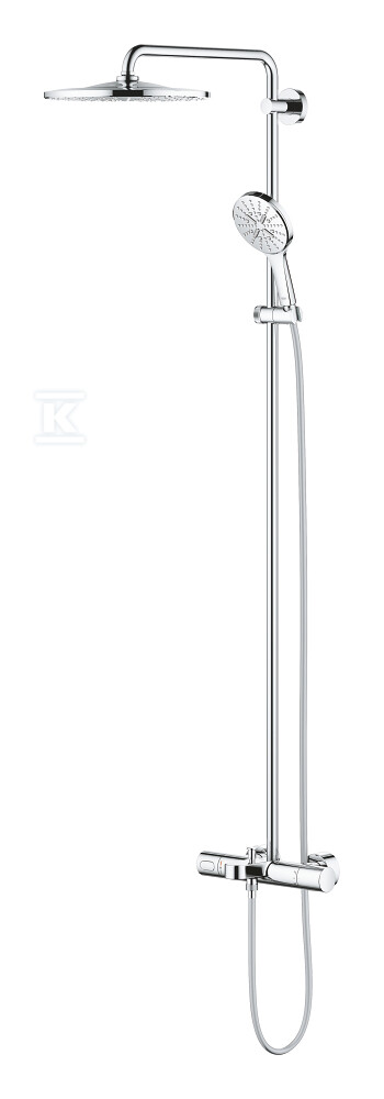 Zestaw wannowo-prysznicowy Rainshower SmartActive 310 2 strumieniowy z termostatem do montażu ściennego, chrom 26657000 - obrazek 1