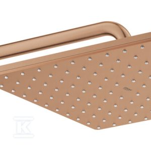 Deszczownica Rainshower Mono 310 Cube z ramieniem 422 mm, 1 strumień, brushed warm sunset, ogranicznik przepływu 9,5 l/min 26564DL0 Deszczownica Rainshower Mono 310 Cube z ramieniem 422 mm, 1 strumień, brushed warm sunset, ogranicznik przepływu 9,5 l/min 26564DL0