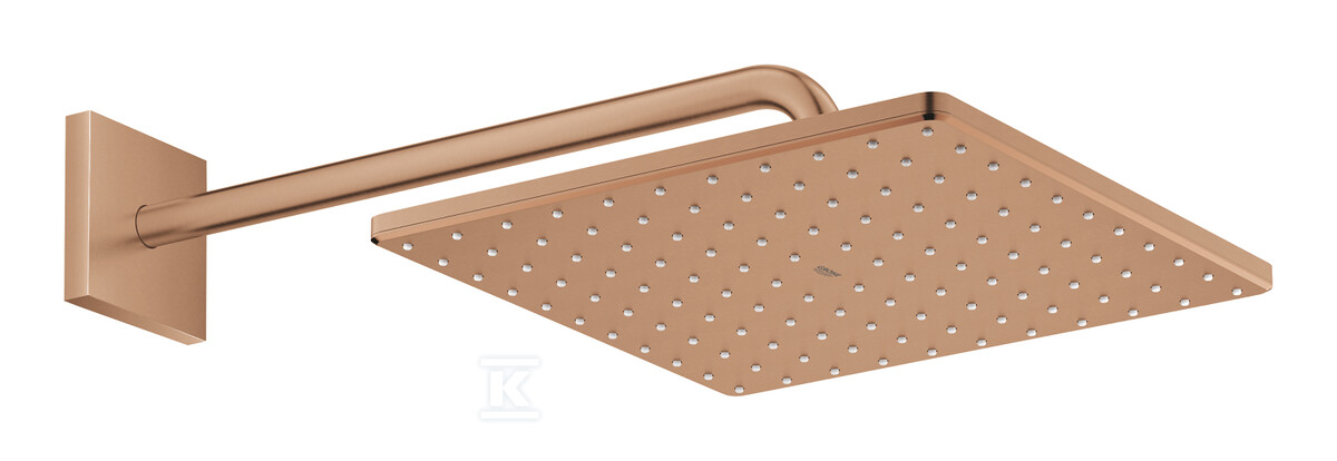 Deszczownica Rainshower Mono 310 Cube z ramieniem 422 mm, 1 strumień, brushed warm sunset, ogranicznik przepływu 9,5 l/min 26564DL0 - obrazek 1