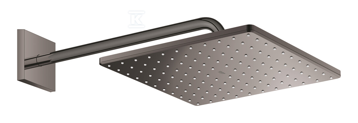 Deszczownica Rainshower Mono 310 Cube z ramieniem 422 mm, 1 strumień, hard graphite, ogranicznik przepływu 9,5 l/min 26564A00 - obrazek 1