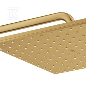 Deszczownica Rainshower Mono 310 Cube z ramieniem 422 mm, 1 strumień, brushed cool sunrise, ogranicznik przepływu 9,5 l/min 26564GN0 Deszczownica Rainshower Mono 310 Cube z ramieniem 422 mm, 1 strumień, brushed cool sunrise, ogranicznik przepływu 9,5 l/min 26564GN0