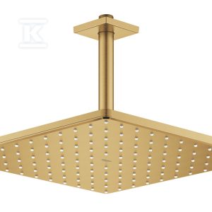 Deszczownica Rainshower Mono 310 Cube z przepustem stropowym 142 mm, 1 strumień, brushed cool sunrise, ogranicznik przepływu 9,5 l/min 26566GN0 Deszczownica Rainshower Mono 310 Cube z przepustem stropowym 142 mm, 1 strumień, brushed cool sunrise, ogranicznik przepływu 9,5 l/min 26566GN0
