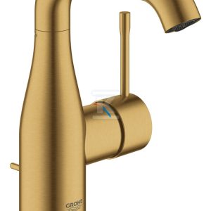 Bateria umywalkowa Grohe Essence jednouchwytowa, rozmiar M, brushed cool sunrise, ogranicznik przepływu 5,7 l/min., głowica Ceramiczna 28 mm, zestaw odpływowy z drążkiem 23462GN1 Bateria umywalkowa Grohe Essence jednouchwytowa, rozmiar M, brushed cool sunrise, ogranicznik przepływu 5,7 l/min., głowica Ceramiczna 28 mm, zestaw odpływowy z drążkiem 23462GN1