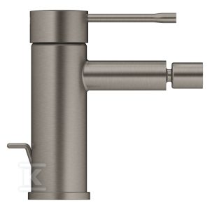 Bateria bidetowa Essence jednouchwytowa, rozmiar S, brushed hard graphite, głowica ceramiczna 28 mm, peraltor na przegubie, zestaw odpływowy z drążkiem 32935AL1 Bateria bidetowa Essence jednouchwytowa, rozmiar S, brushed hard graphite, głowica ceramiczna 28 mm, peraltor na przegubie, zestaw odpływowy z drążkiem 32935AL1