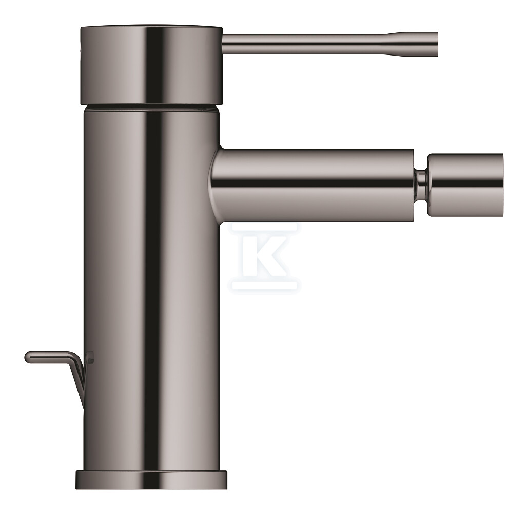 Bateria bidetowa Essence jednouchwytowa, rozmiar S, hard graphite, głowica ceramiczna 28 mm, peraltor na przegubie, zestaw odpływowy z drążkiem 32935A01 - obrazek 1