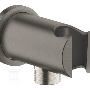 Kolanko przyłączeniowe ścienne Rainshower, Brushed Hard Graphite, okrągła rozeta 26658AL0 Kolanko przyłączeniowe ścienne Rainshower, Brushed Hard Graphite, okrągła rozeta 26658AL0
