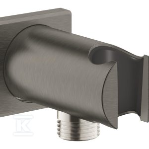 Rainshower Kolanko przyłączeniowe ścienne, Brushed Hard Graphite, kwadratowa rozeta 26659AL0