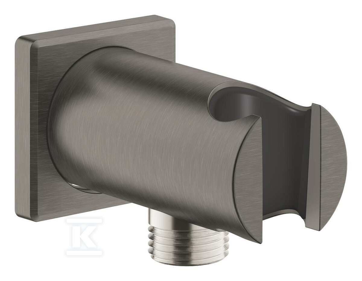 Rainshower Kolanko przyłączeniowe ścienne, Brushed Hard Graphite, kwadratowa rozeta 26659AL0 - obrazek 1