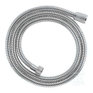 Relexaflex Metal Long-Life Metalowy wąż prysznicowy, chrom, 1500 mm, odporność na rozciąganie 750 N, odporność na temperaturę do 75°C 28143001 Relexaflex Metal Long-Life Metalowy wąż prysznicowy, chrom, 1500 mm, odporność na rozciąganie 750 N, odporność na temperaturę do 75°C 28143001