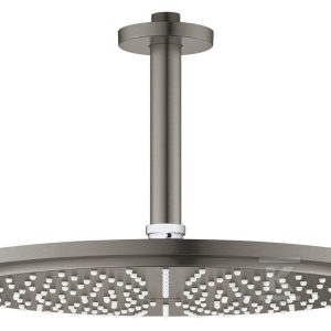 Deszczownica Rainshower Cosmopolitan 310 z przepustem stropowym 142 mm, 1 strumień, brushed hard graphite, ogranicznik przepływu 9,5 l/min., metalowa 26067AL0 Deszczownica Rainshower Cosmopolitan 310 z przepustem stropowym 142 mm, 1 strumień, brushed hard graphite, ogranicznik przepływu 9,5 l/min., metalowa 26067AL0