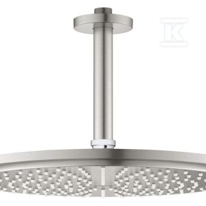 Deszczownica Rainshower Cosmopolitan 310 z przepustem stropowym 142 mm, 1 strumień, stal nierdzewna, ogranicznik przepływu 9,5 l/min., metalowa 26067DC0 Deszczownica Rainshower Cosmopolitan 310 z przepustem stropowym 142 mm, 1 strumień, stal nierdzewna, ogranicznik przepływu 9,5 l/min., metalowa 26067DC0
