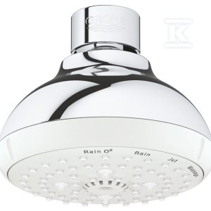 Tempesta 100 Prysznic górny, 4 strumienie, chrom, złącze kulowe, ogranicznik przepływu 9,5 l/min 27606001 Tempesta 100 Prysznic górny, 4 strumienie, chrom, złącze kulowe, ogranicznik przepływu 9,5 l/min 27606001