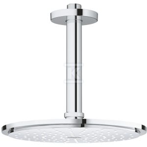 Deszczownica Rainshower Cosmopolitan 210 z przepustem stropowym 142 mm, 1 strumień, chrom, ogranicznik przepływu 9,5 l/min., metalowa 26063000 Deszczownica Rainshower Cosmopolitan 210 z przepustem stropowym 142 mm, 1 strumień, chrom, ogranicznik przepływu 9,5 l/min., metalowa 26063000