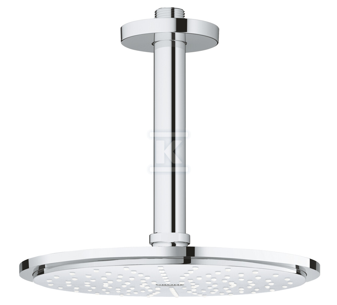Deszczownica Rainshower Cosmopolitan 210 z przepustem stropowym 142 mm, 1 strumień, chrom, ogranicznik przepływu 9,5 l/min., metalowa 26063000 - obrazek 1
