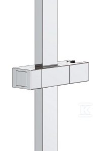 Drążek prysznicowy Euphoria Cube 600 mm, chrom 27892000 Drążek prysznicowy Euphoria Cube 600 mm, chrom 27892000