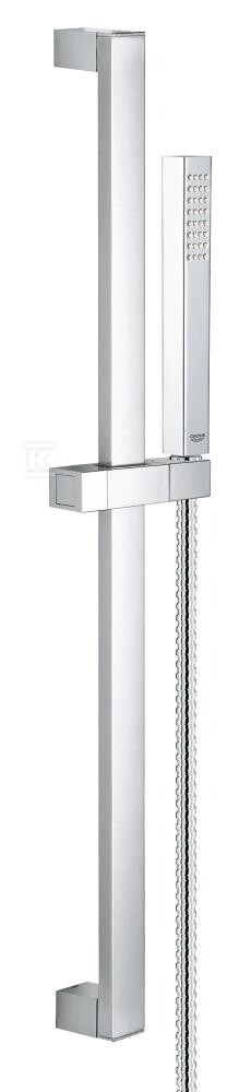 Zestaw prysznicowy z drążkiem Euphoria Cube+, 1 strumień, drążek 600 mm ogranicznik przepływu 9,5 l/min., wąż wzmocniony 17500 mm chrom 27891000 - obrazek 1