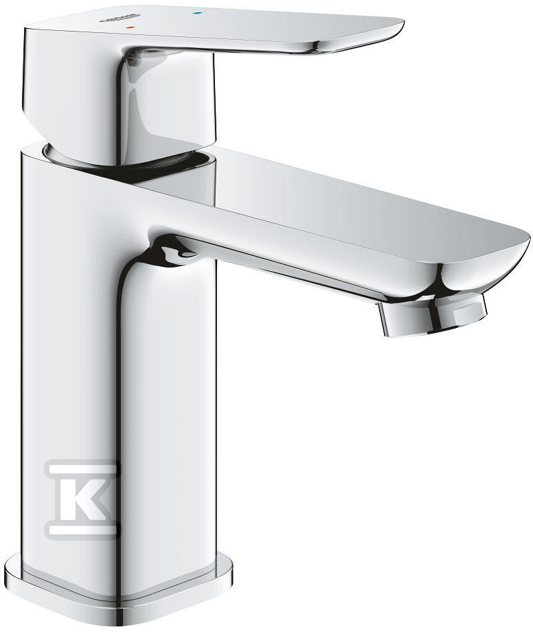 Bateria umywalkowa CUBEO Rozmiar S chrom ogranicznik przepływu 5 l/min. bez zestawu odpływowego 1016990000 - obrazek 1