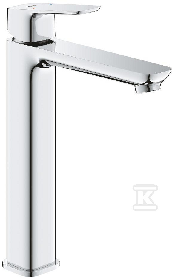 Bateria umywalkowa CUBEO Rozmiar XL chrom ogranicznik przepływu 5 l/min. bez zestawu odpływowego 1017290000 - obrazek 1