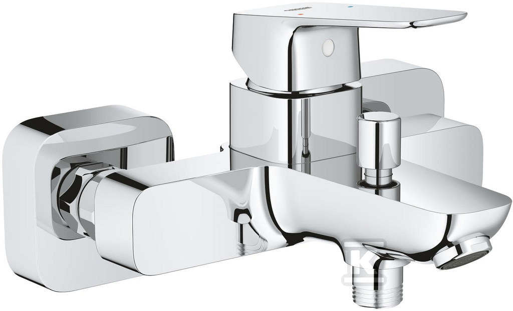 Bateria wannowa CUBEO Jednouchwytowa chrom 1018130000 - obrazek 1