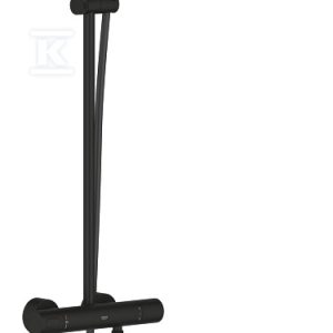 Zestaw prysznicowy termostatyczny Grohe Rainshower SmartActive 310, 3 strumieniowy ogranicznik przepływu 9.5 l/min, Blokada SafeStop 38°C/43°C czarny 22119KF0 Zestaw prysznicowy termostatyczny Grohe Rainshower SmartActive 310, 3 strumieniowy ogranicznik przepływu 9.5 l/min, Blokada SafeStop 38°C/43°C czarny 22119KF0