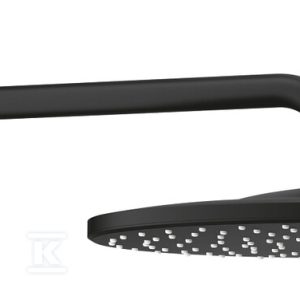 Deszczownica z ramieniem 422 mm Rainshower Mono 310, 1 strumień, ogranicznik 9,5 l/min., czarny mat 22121KF0 Deszczownica z ramieniem 422 mm Rainshower Mono 310, 1 strumień, ogranicznik 9,5 l/min., czarny mat 22121KF0