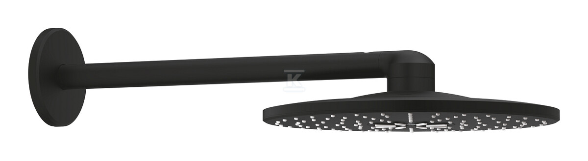 Rainshower SmartActive 310 - deszczownica z ramieniem 430 mm, 2 strumienie, czarny mat 22123KF0 - obrazek 1