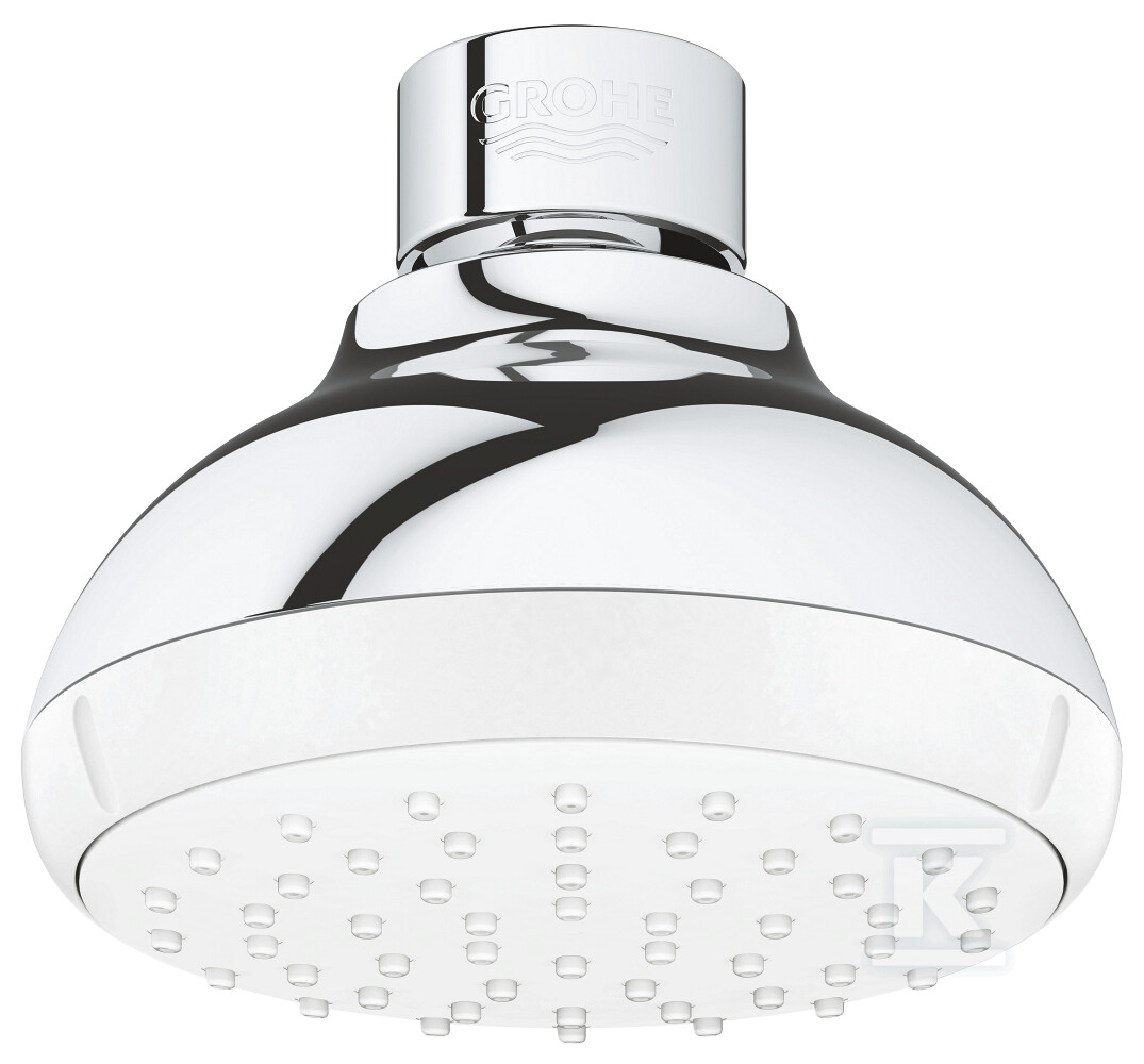 Tempesta 100 Prysznic górny, jednostrumieniowy (strumień Rain), chrom, oszczędność wody Water Saving, ogranicznik przepływu 5,7 l/min 26050001 - obrazek 1