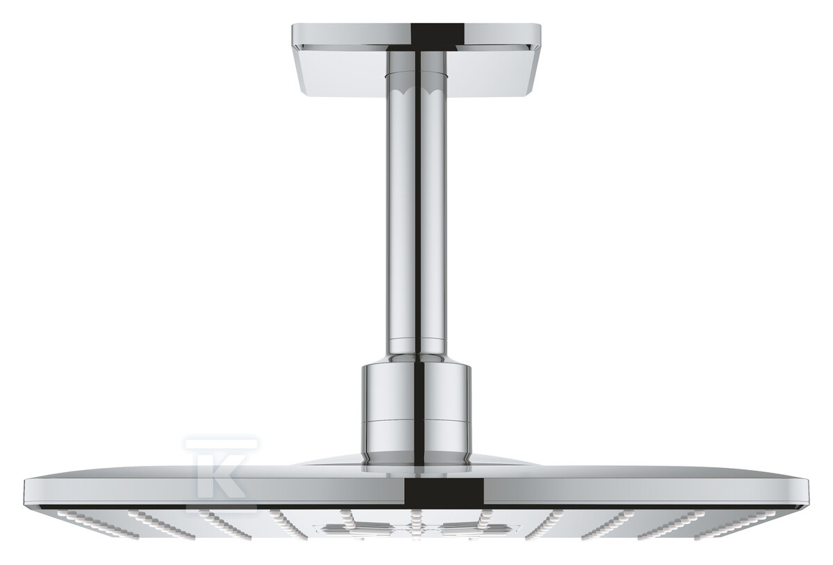 Deszczownica Rainshower SmartActive 310 Cube z przepustem stropowym 142 mm, 2 strumienie, chrom 26481000 - obrazek 1