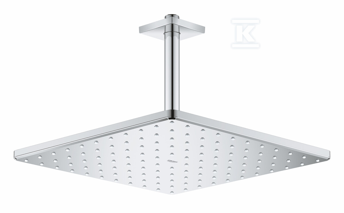 Deszczownica Rainshower Mono 310 Cube z przepustem stropowym 142 mm, 1 strumień, chrom, ogranicznik przepływu 9,5 l/min 26566000 - obrazek 1