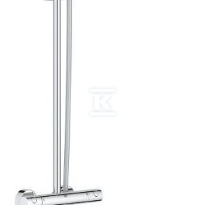 Termostatyczny system prysznicowy Grohe Tempesta 250 Cube, ścienny, chrom, SafeStop, przepływ 8,5 l/min, deszczownica 250 mm, ramię 390 mm, prysznic ręczny 2-strumieniowy, wąż 1750 mm, bateria termostatyczna, regulowany uchwyt. 26689001 Termostatyczny system prysznicowy Grohe Tempesta 250 Cube, ścienny, chrom, SafeStop, przepływ 8,5 l/min, deszczownica 250 mm, ramię 390 mm, prysznic ręczny 2-strumieniowy, wąż 1750 mm, bateria termostatyczna, regulowany uchwyt. 26689001