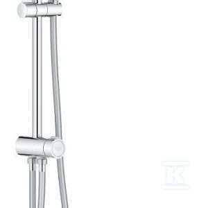 System prysznicowy Tempesta System 250 z przełącznikiem, chrom, ogranicznik przepływu 8,7 l/min, w zestawie: deszczownica 2 strumienie, ramię prysznica 390 mm słuchawka prysznicowa 3 strumienie, przełącznik wyjść wody, wąż przyłączeniowy 1250 mm, wąż prysznicowy 1500 mm, regulowany uchwyt prysznica 26980001 System prysznicowy Tempesta System 250 z przełącznikiem, chrom, ogranicznik przepływu 8,7 l/min, w zestawie: deszczownica 2 strumienie, ramię prysznica 390 mm słuchawka prysznicowa 3 strumienie, przełącznik wyjść wody, wąż przyłączeniowy 1250 mm, wąż prysznicowy 1500 mm, regulowany uchwyt prysznica 26980001