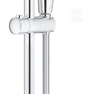 Zestaw prysznicowy z drążkiem Tempesta 100, 3 strumienie, drążek 600 mm, wąż 17500 mm, ogranicznik przepływu 9,5 l/min chrom 27644001 Zestaw prysznicowy z drążkiem Tempesta 100, 3 strumienie, drążek 600 mm, wąż 17500 mm, ogranicznik przepływu 9,5 l/min chrom 27644001