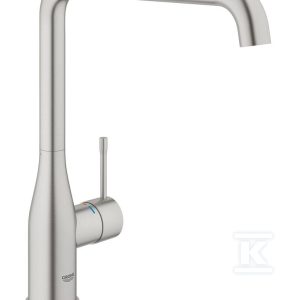 Bateria zlewozmywakowa Essence jednouchwytowa, stal nierdzewna, kąt obrotu wylewki 0° / 150° / 360° głowica Ceramiczna 28 mm 30269DC0 Bateria zlewozmywakowa Essence jednouchwytowa, stal nierdzewna, kąt obrotu wylewki 0° / 150° / 360° głowica Ceramiczna 28 mm 30269DC0