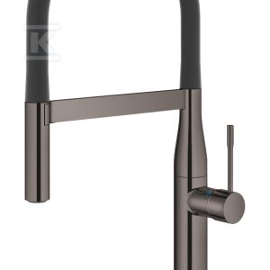 Bateria zlewozmywakowa Essence jednouchwytowa, hard graphite, kąt obrotu wylewki 360° głowica Ceramiczna 28 mm, profesjonalna wylewka z wężem santoprenowym i przełącznikiem strumienia 30294A00 Bateria zlewozmywakowa Essence jednouchwytowa, hard graphite, kąt obrotu wylewki 360° głowica Ceramiczna 28 mm, profesjonalna wylewka z wężem santoprenowym i przełącznikiem strumienia 30294A00