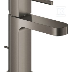 Bateria umywalkowa Grohe Plus jednouchwytowa, rozmiar S, brushed hard graphite, ogranicznik przepływu 5,7 l/min., głowica Ceramiczna 28 mm, zestaw odpływowy z drążkiem 32612AL3 Bateria umywalkowa Grohe Plus jednouchwytowa, rozmiar S, brushed hard graphite, ogranicznik przepływu 5,7 l/min., głowica Ceramiczna 28 mm, zestaw odpływowy z drążkiem 32612AL3