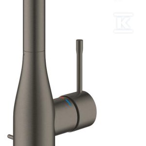 Bateria umywalkowa Grohe Essence jednouchwytowa, rozmiar L, brushed hard graphite, ogranicznik przepływu 5,7 l/min., głowica Ceramiczna 28 mm, zestaw odpływowy z drążkiem 32628AL1 Bateria umywalkowa Grohe Essence jednouchwytowa, rozmiar L, brushed hard graphite, ogranicznik przepływu 5,7 l/min., głowica Ceramiczna 28 mm, zestaw odpływowy z drążkiem 32628AL1